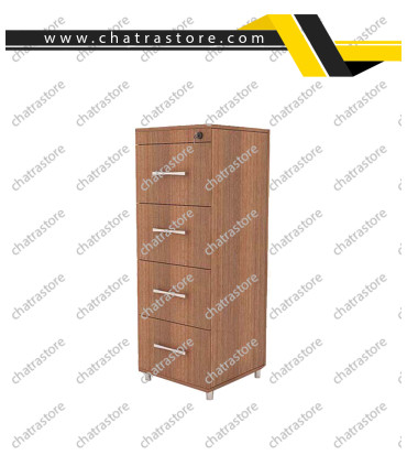 فایل چهار کشو قفل دار NOVA مدل NV 2019