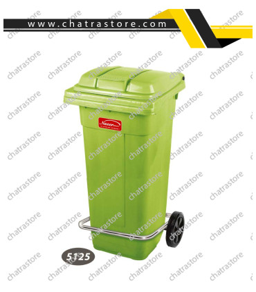 سطل پدالی چرخدار ناصر کد 5125