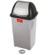 سطل زباله بادبزنی بزرگ ناصر مدل 5180(بسته6عددی)