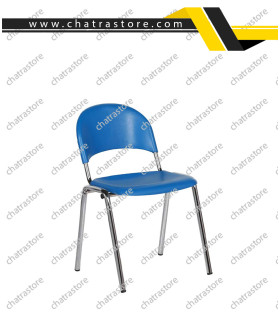 صندلی پلاستیکی پایه فلزی