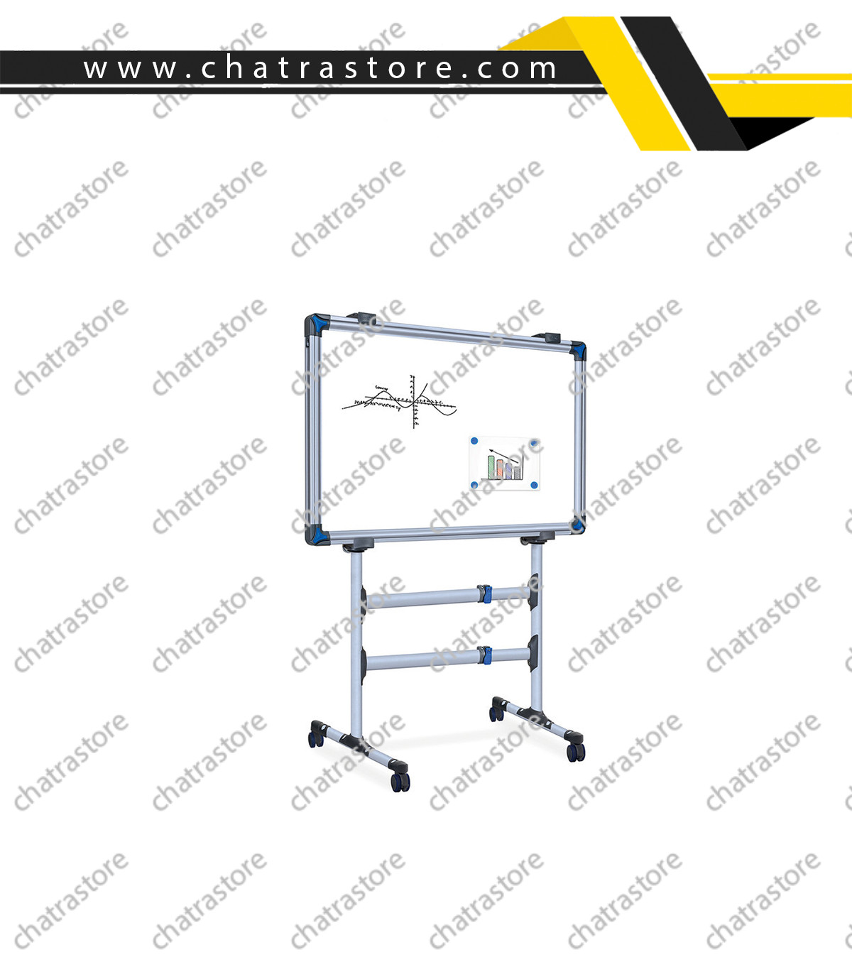 پایه متحرک تخته وایت برد شیدکو طرح جدید(چند منظوره)