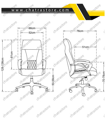 صندلی مدیریتی تیکاند مدل AF-3000