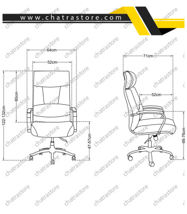 صندلی مدیریتی تیکاند مدل ST-1