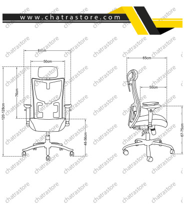 صندلی مدیریتی تیکاند مدل L80-ZM