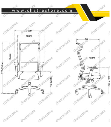 صندلی مدیریتی تیکاند مدل X1-F