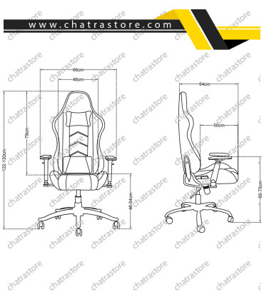 صندلی گیمینگ تیکاند مدل GM-OFC