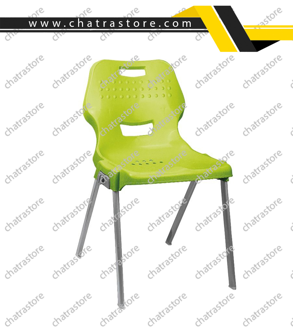 صندلی پلاستیکی ناصر - پایه فلزی کد883(بسته 6تایی)