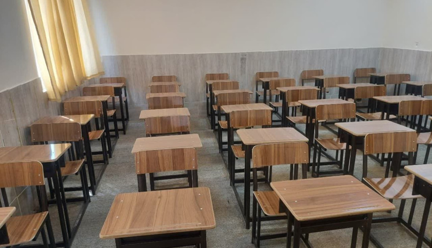 تجهیز کلاس های مجتمع آموزشی غیر دولتی بعثت مشهد