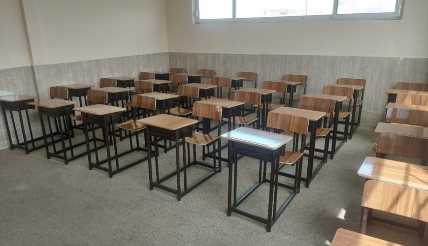 تجهیز کلاس های مجتمع آموزشی غیر دولتی بعثت مشهد